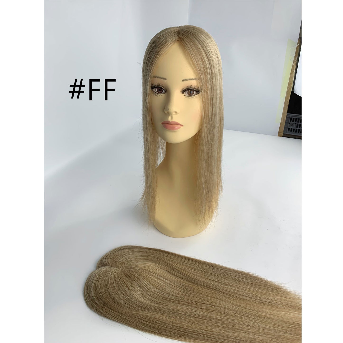 Luxury Remy Hair Piano Color Mono Topper 5"x5"