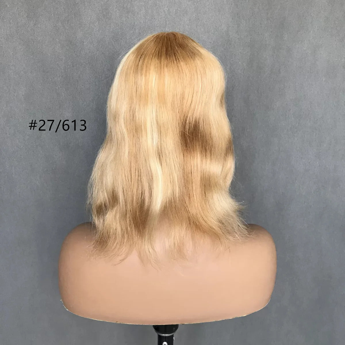 Chic and Seamless 10inch Remy Hair Mono Topper with Swiss Lace Front 6"x6"