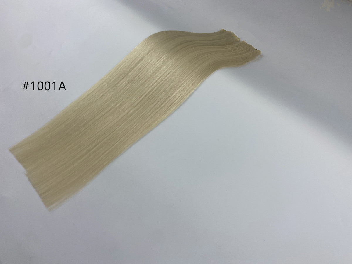 Double Drawn European Remy Hair Genius Weft Solid Colors 20" and 22" In Stock