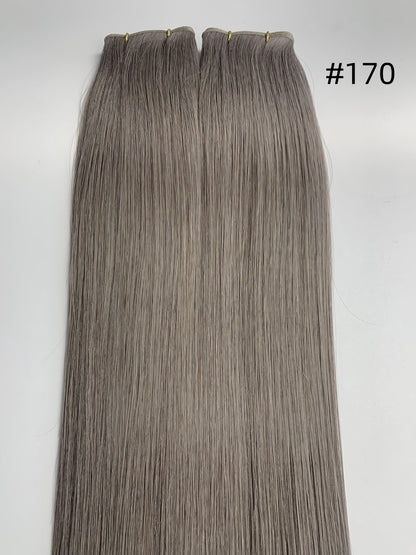 Double Drawn European Remy Hair Genius Weft Solid Colors 20" and 22" In Stock