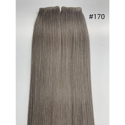 Invisible Genius Weft Hair Extensions Double Drawn Color Blonde Sew In Real Remy Hair 20inch