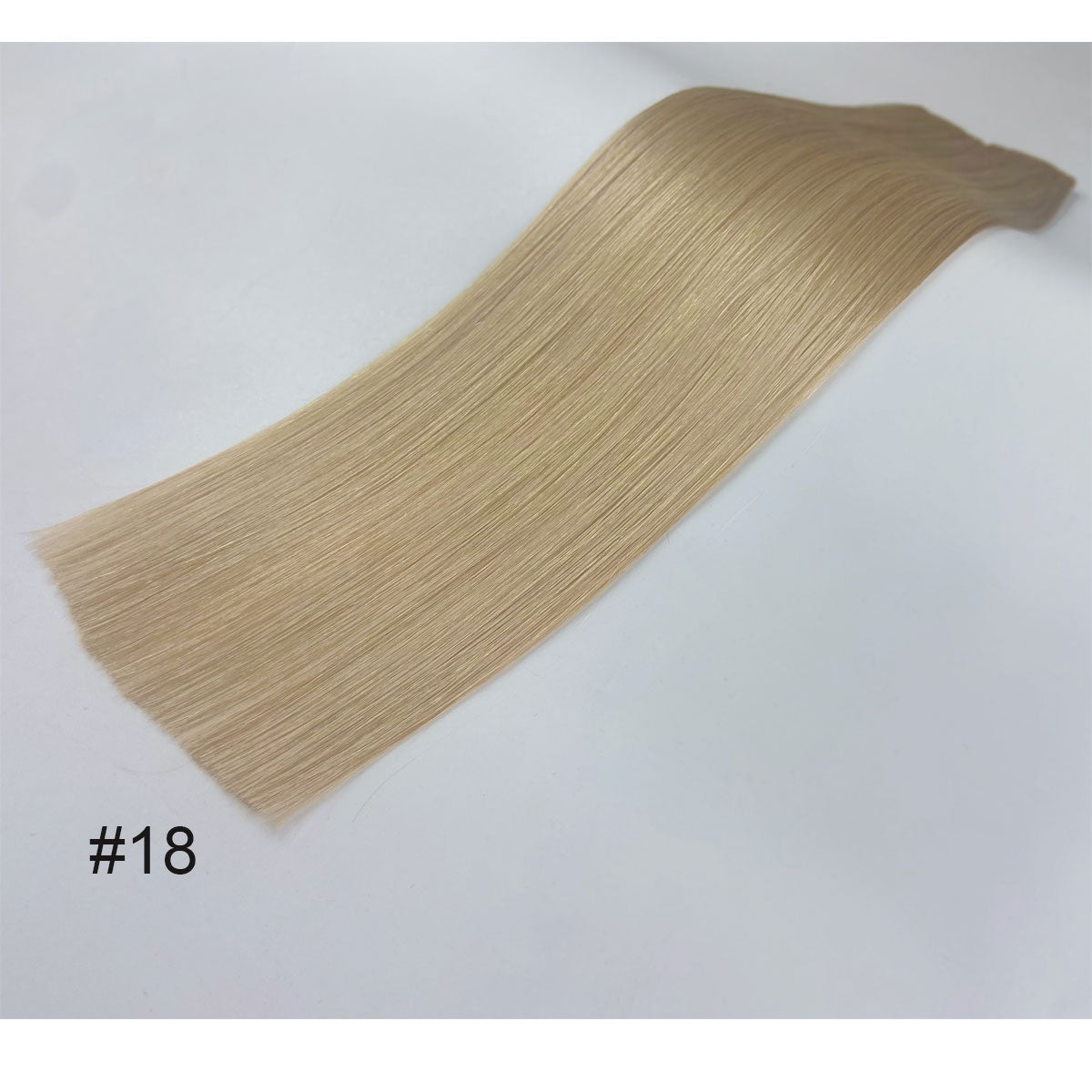 Invisible Genius Weft Hair Extensions Double Drawn Color Blonde Sew In Real Remy Hair 20inch
