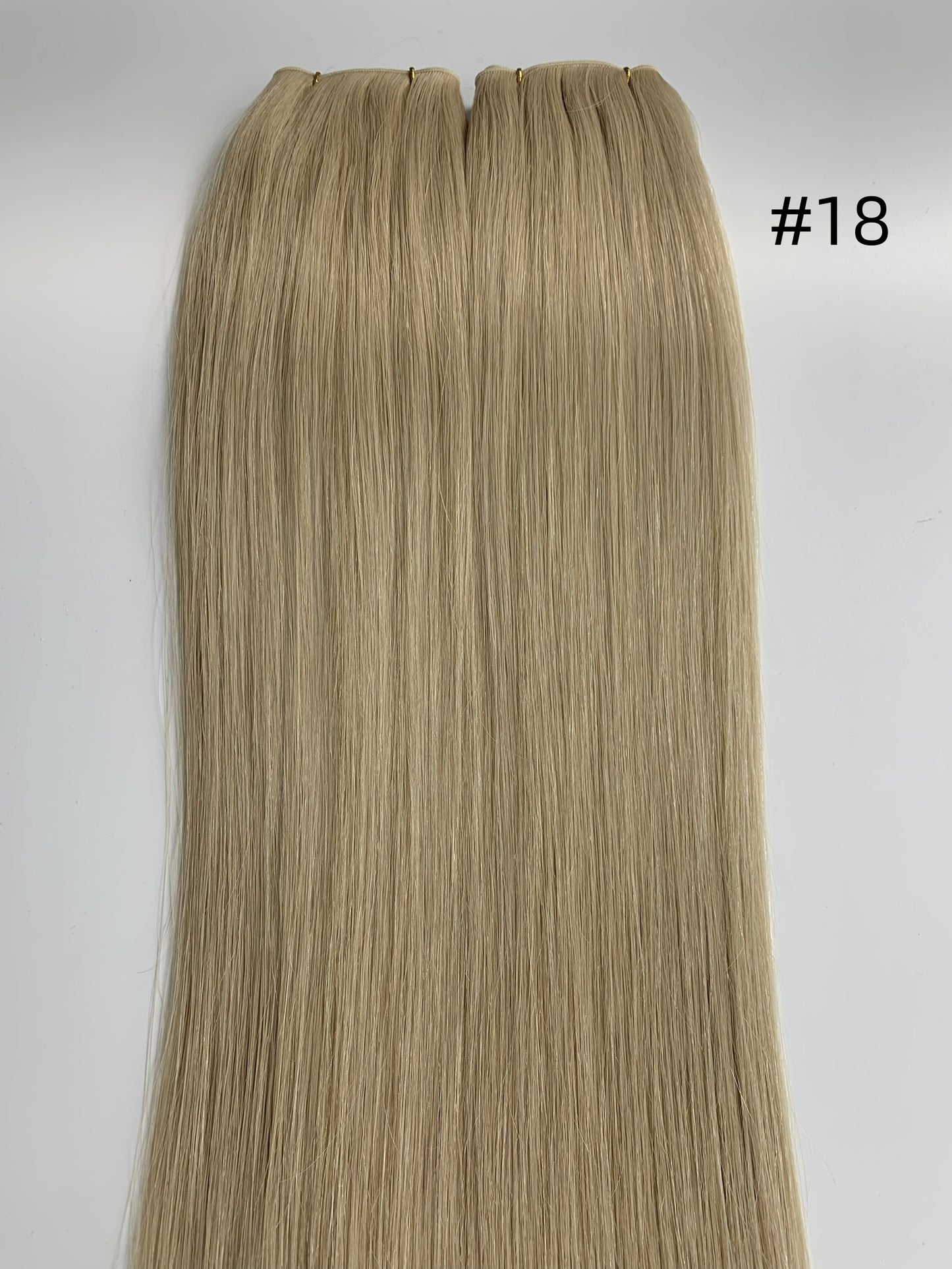 Double Drawn European Remy Hair Genius Weft Solid Colors 20" and 22" In Stock