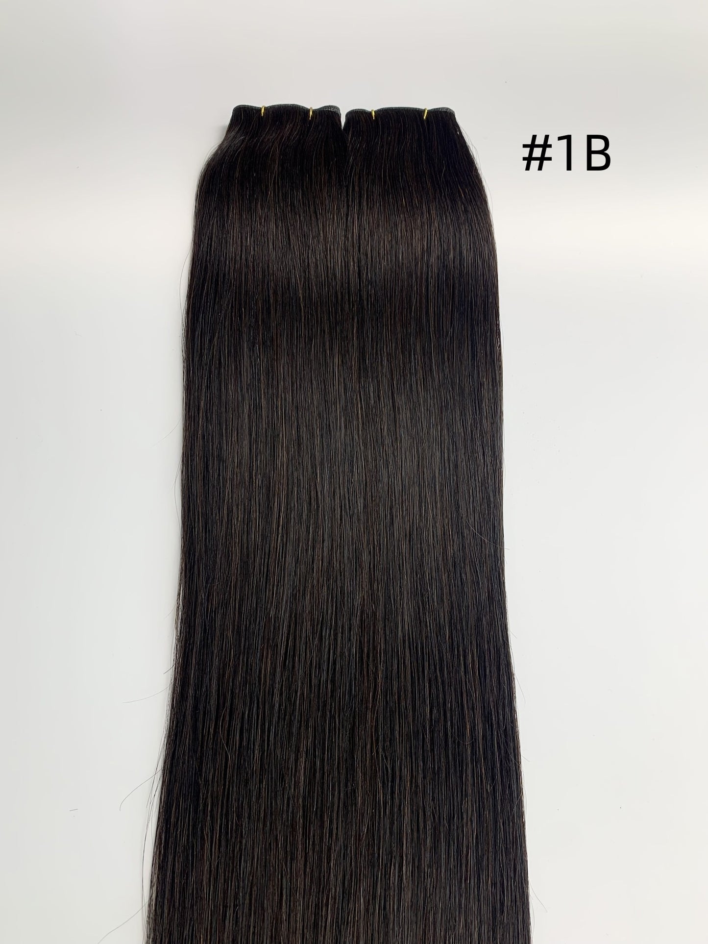 Double Drawn European Remy Hair Genius Weft Solid Colors 20" and 22" In Stock