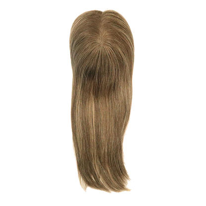 Women Topper Hair Toupee Fine Mono Wefted Top Pieces Human Remy Hair 13'' TP18