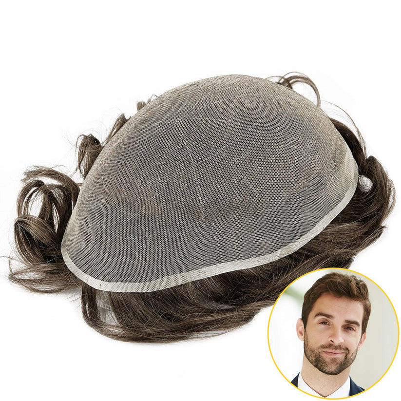 8*10 1B# All French Lace Hair Replacement System