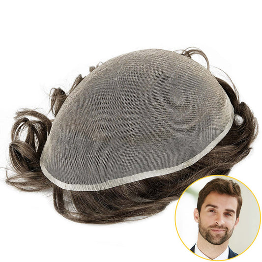 8*10 1B# All French Lace Hair Replacement System