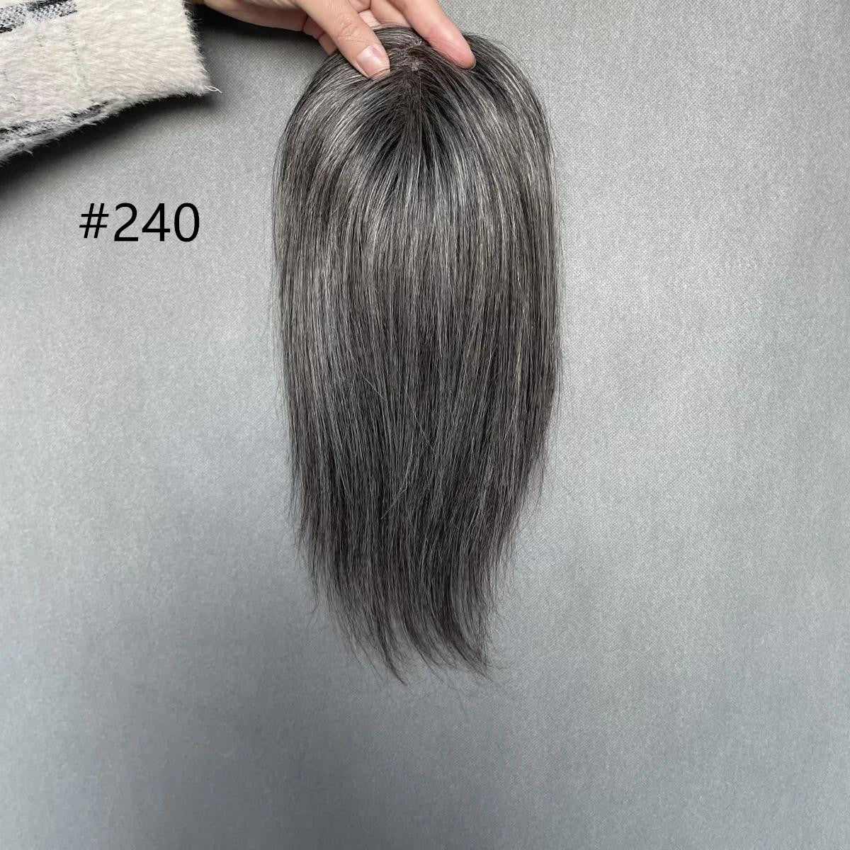 Invisible Volume Hand Made 100 Remy Hair Mono Topper 3"x5"