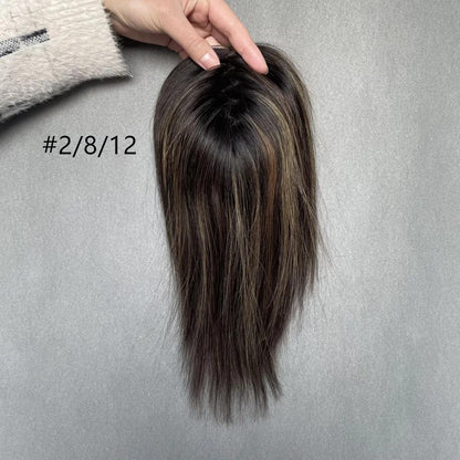 Invisible Volume Hand Made 100 Remy Hair Mono Topper 3"x5"