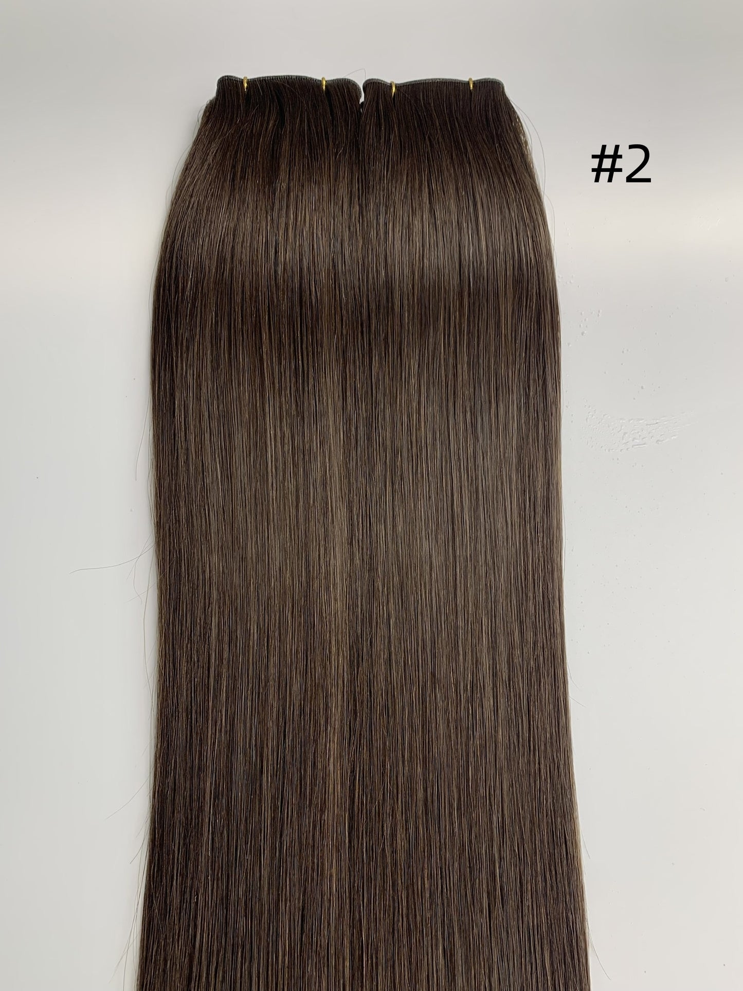 Double Drawn European Remy Hair Genius Weft Solid Colors 20" and 22" In Stock