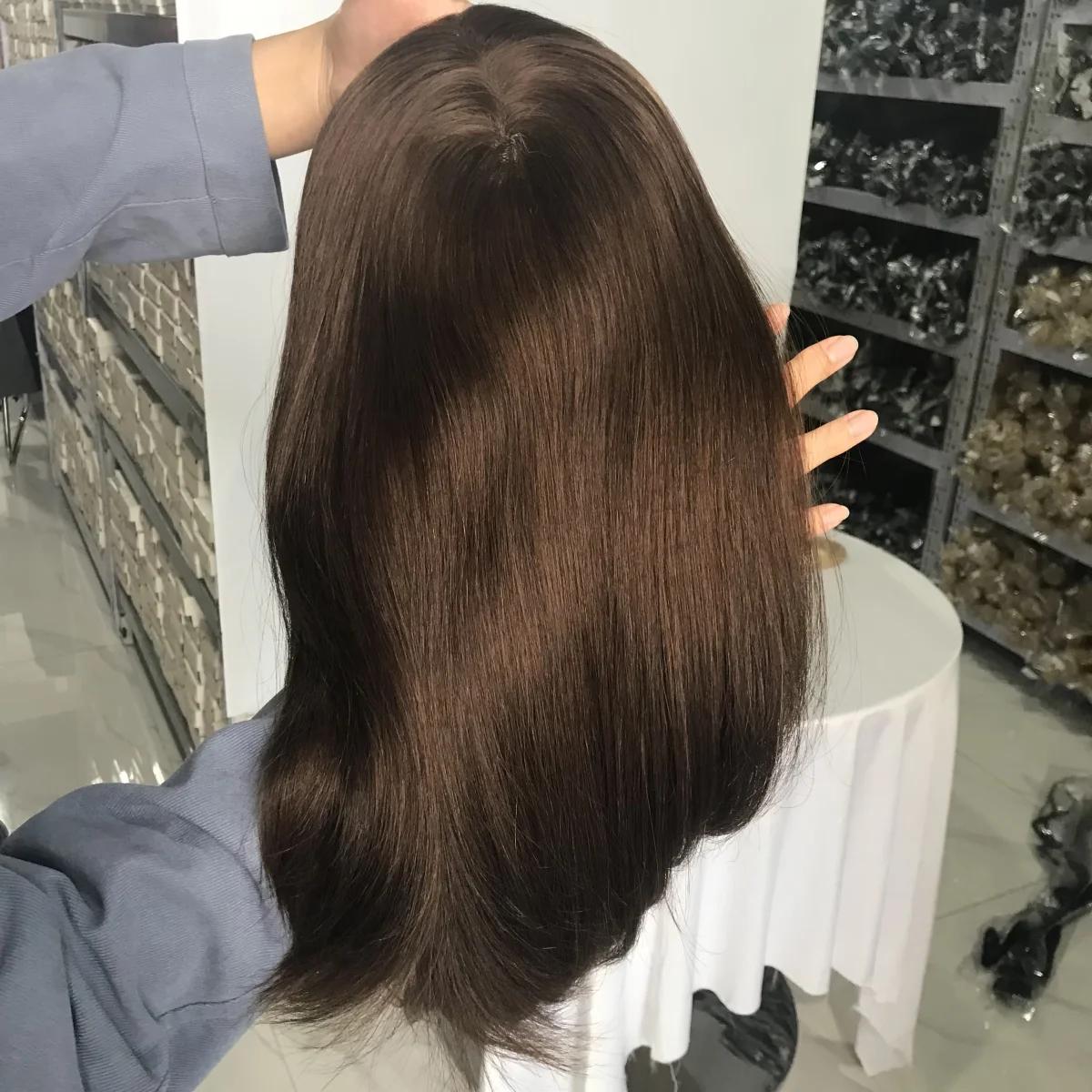 Injected PU & Wefted Hybrid Remy Topper 7"x8"and 6"x6.5" Available