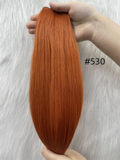 Double Drawn European Remy Hair Genius Weft Solid Colors 20" and 22" In Stock