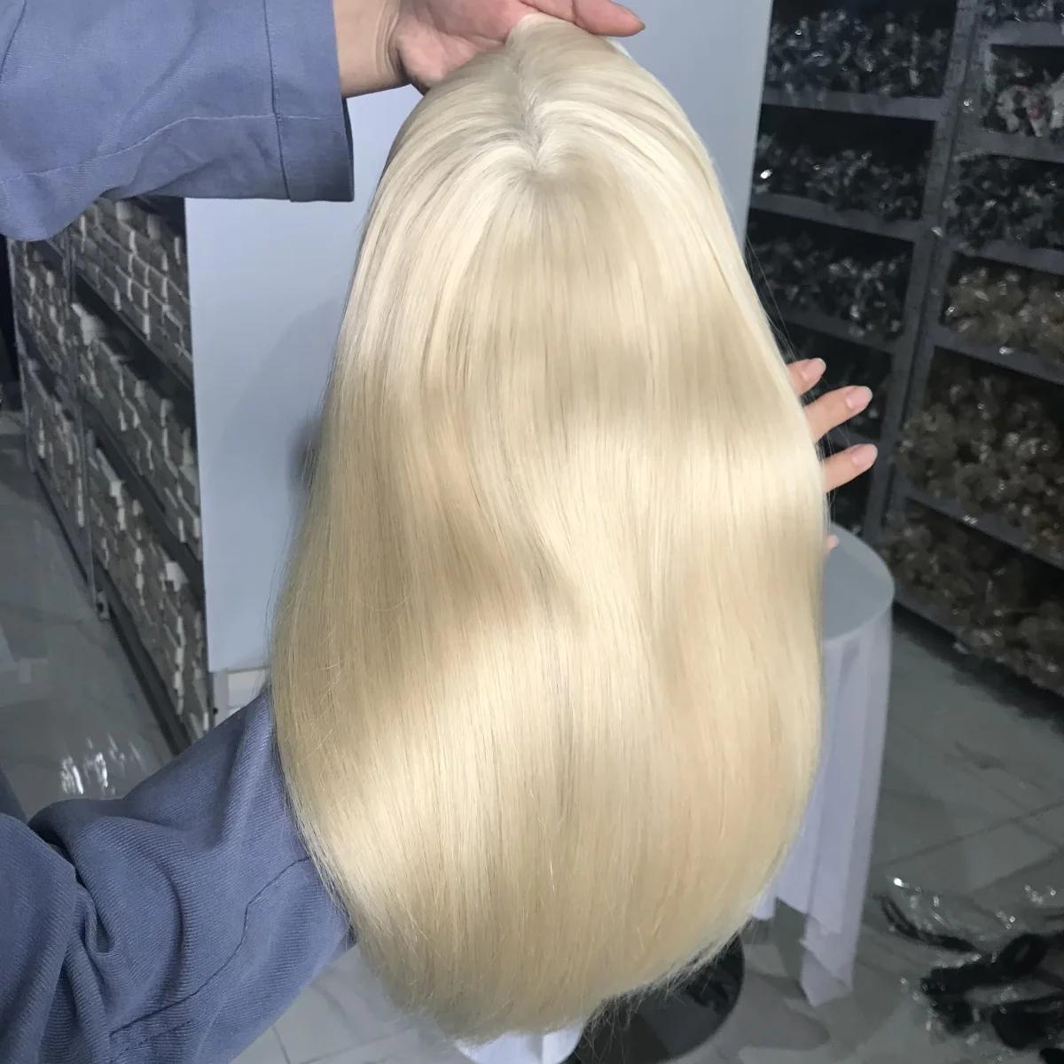 Injected PU & Wefted Hybrid Remy Topper 7"x8"and 6"x6.5" Available