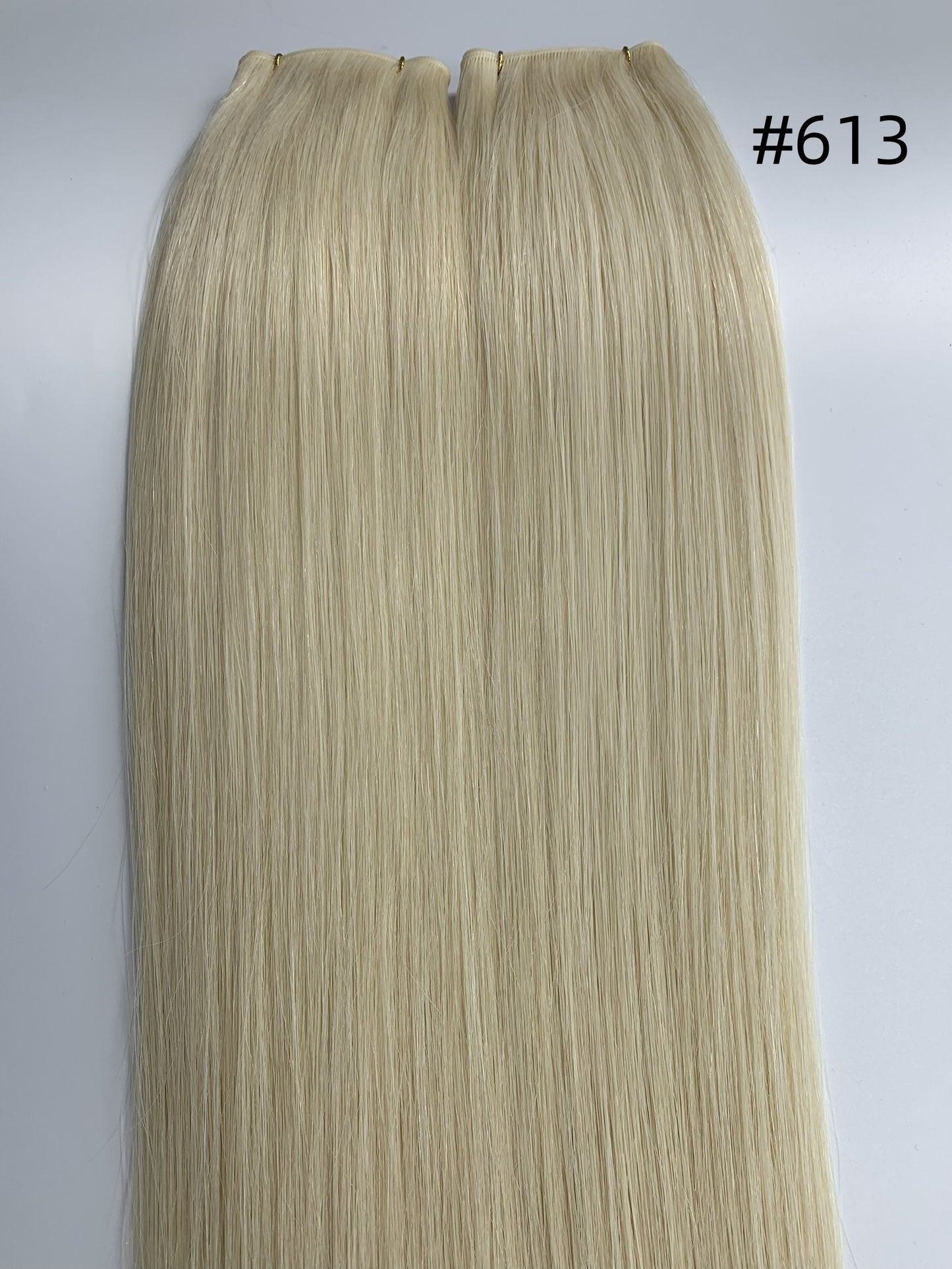 Double Drawn European Remy Hair Genius Weft Solid Colors 20" and 22" In Stock