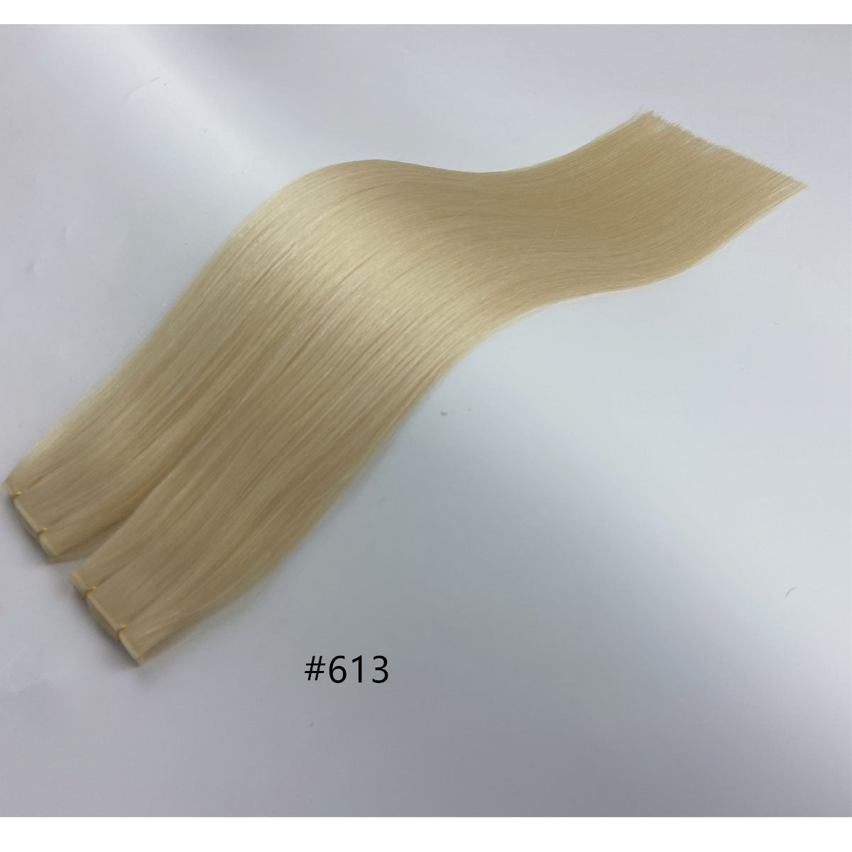 Invisible Genius Weft Hair Extensions Double Drawn Color Blonde Sew In Real Remy Hair 20inch