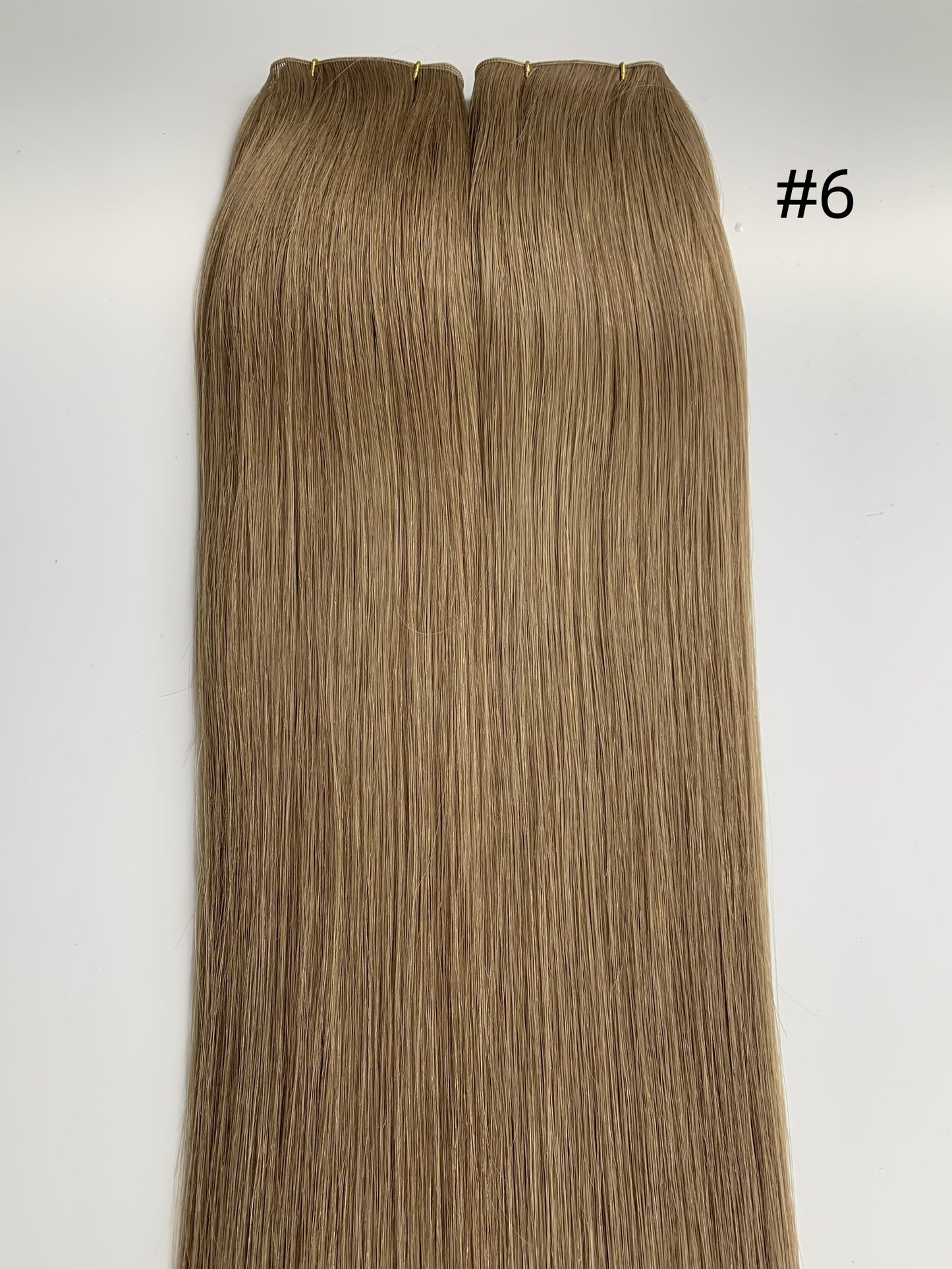 Double Drawn European Remy Hair Genius Weft Solid Colors 20" and 22" In Stock