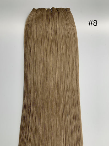 Double Drawn European Remy Hair Genius Weft Solid Colors 20" and 22" In Stock