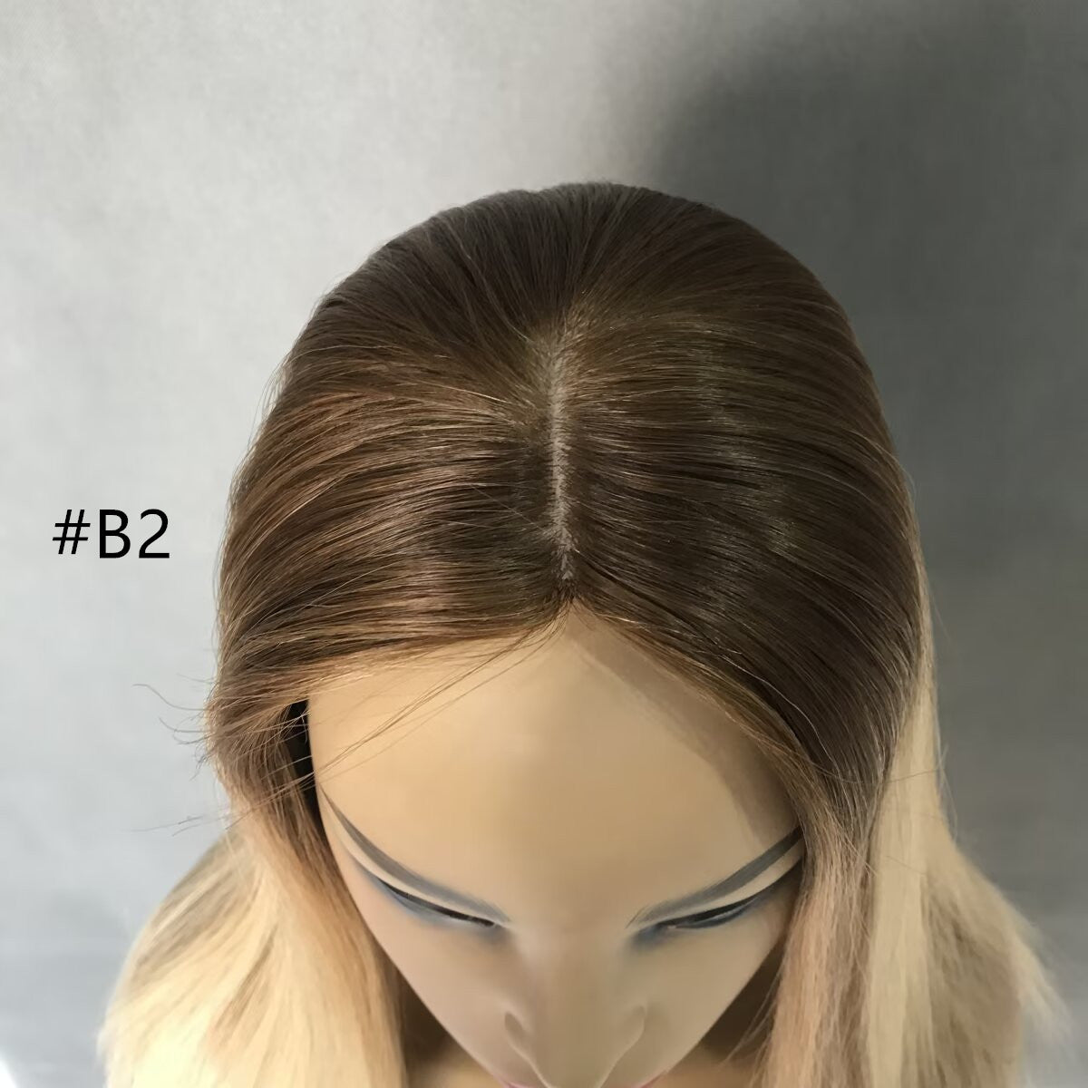 Hybrid Design Injected PU & Wefted Back Remy Hair Topper 6"x7"