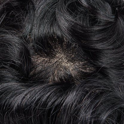 New French Lace With Thin Skin All Around Male Hair Replacement System