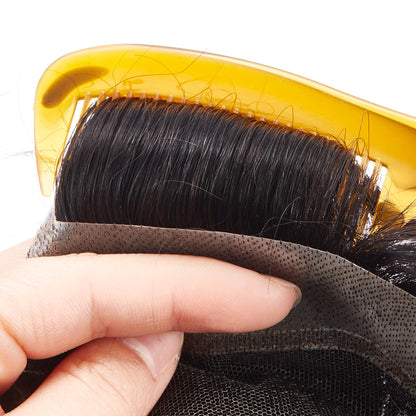 New French Lace With Thin Skin All Around Male Hair Replacement System