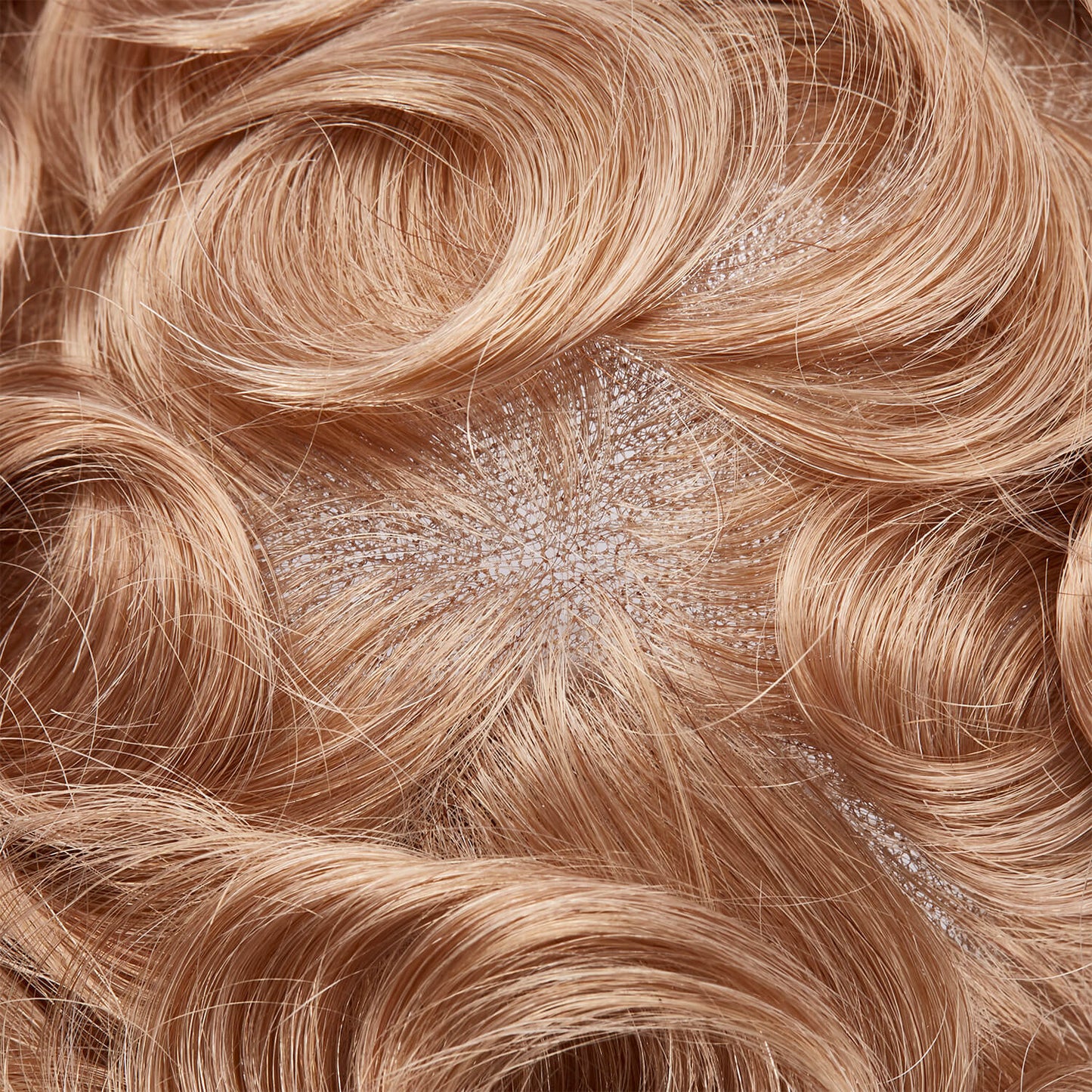 French Lace Center with Poly Side and Back Stock Hair Replacement System For Men