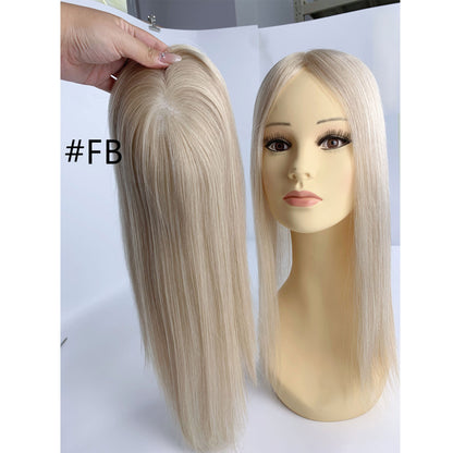 Luxury Remy Hair Piano Color Mono Topper 5"x5"