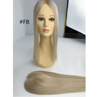 Luxury Remy Hair Piano Color Mono Topper 5"x5"