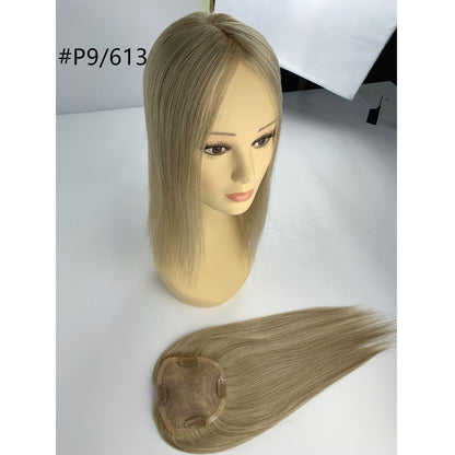 Luxury Remy Hair Piano Color Mono Topper 5"x5"
