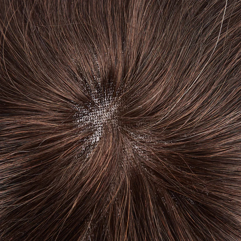 Natural Lace Base With Poly Hair Replacement System For Men