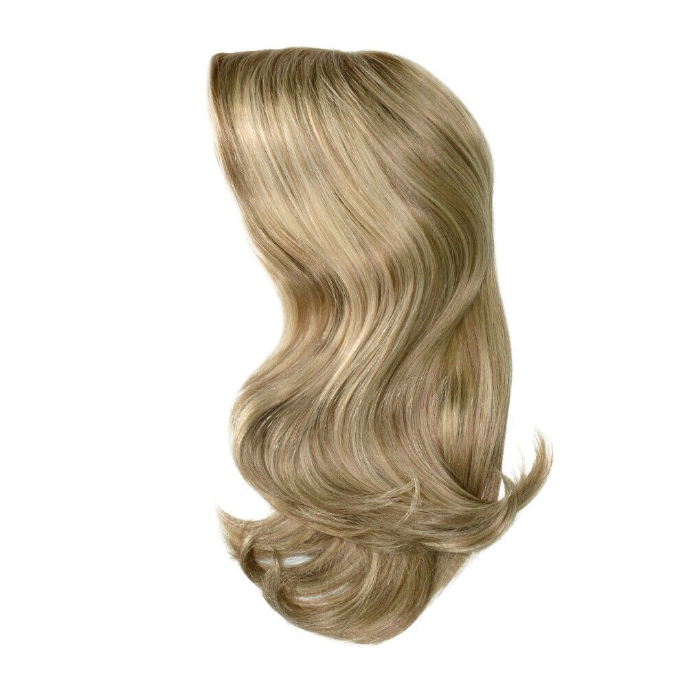 Women Wigs European Remy Hair Human Highlights Mono Top Lace Front MT11 #6-24R