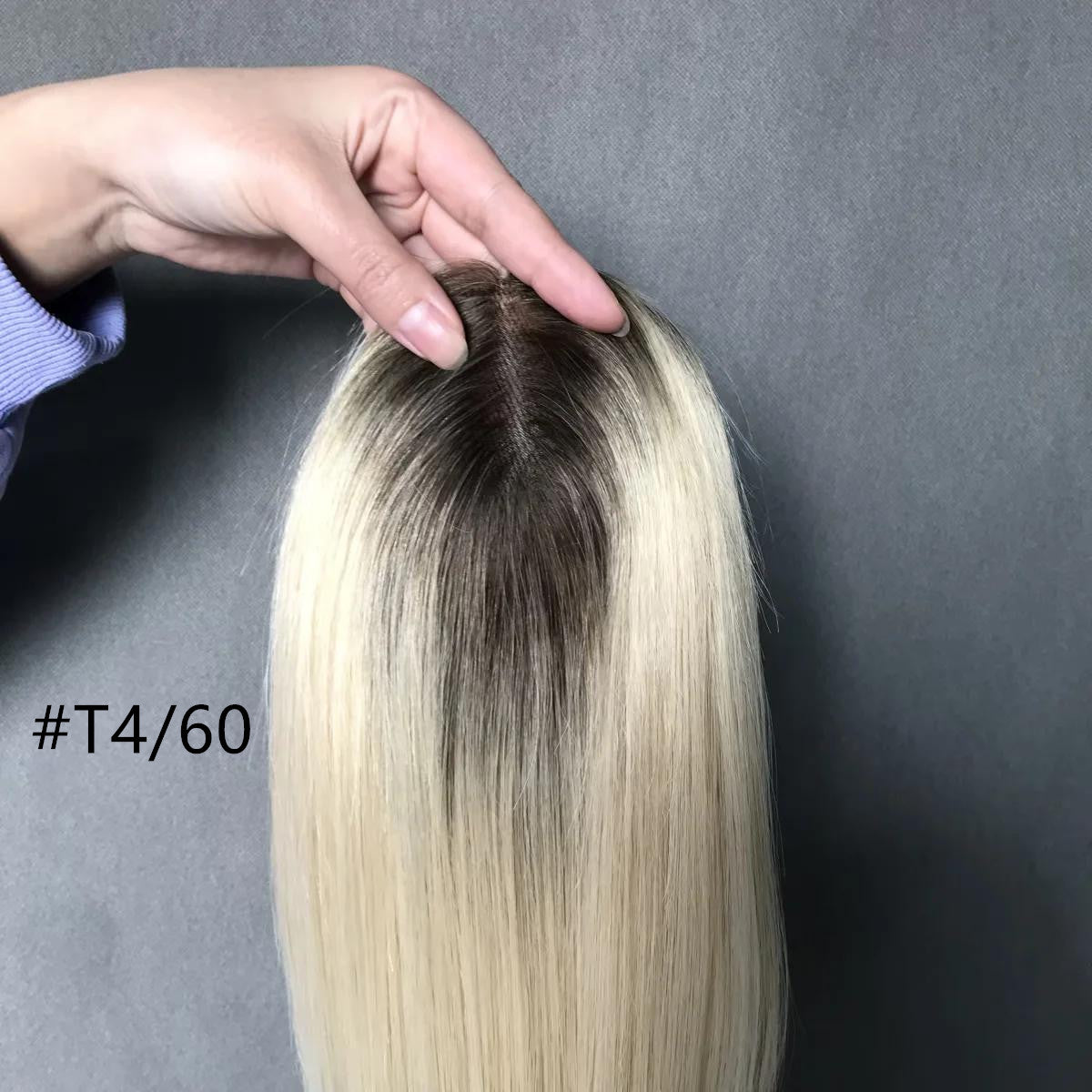 Perfect Part Slim Mono Remy Hair Topper 7cm x 15cm