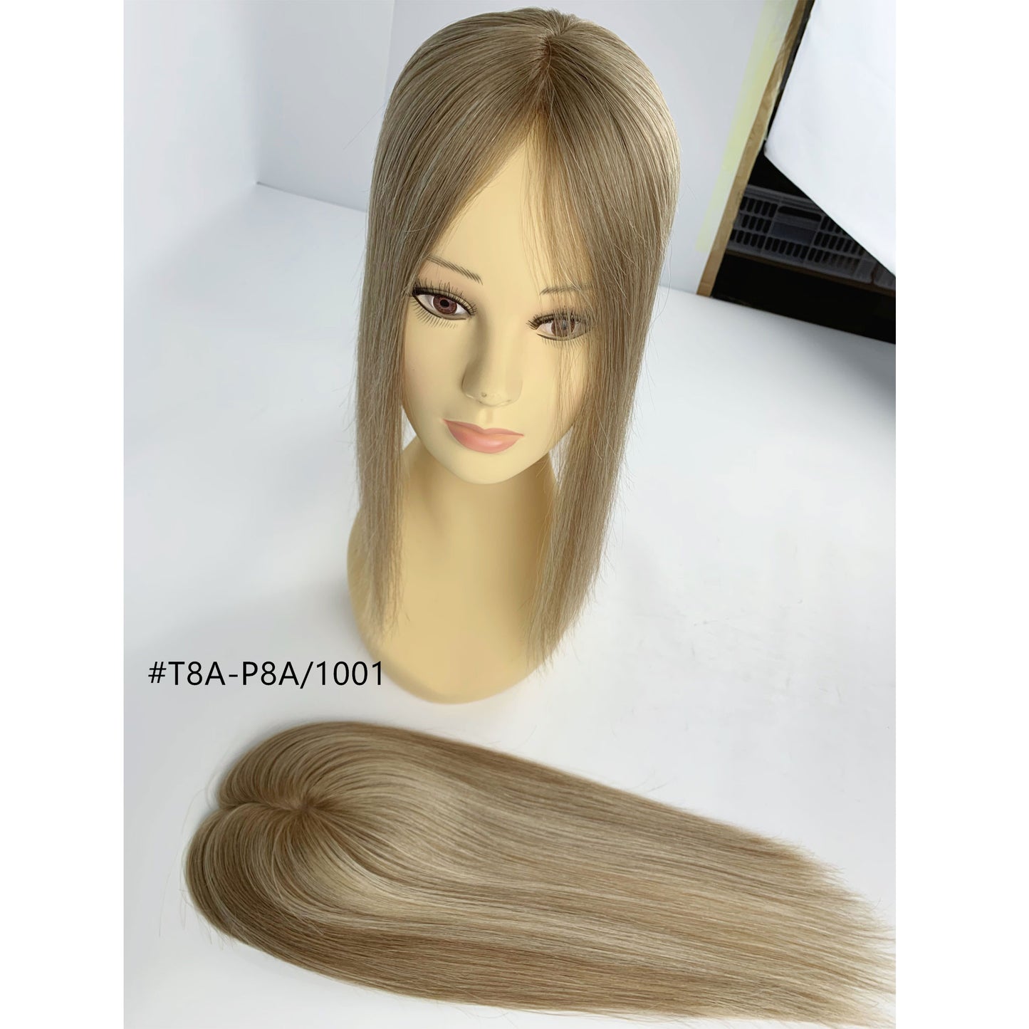 Balayage Color European Remy Hair Mono Topper  5"x5"