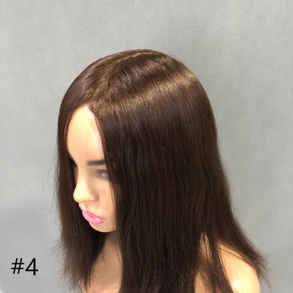 Ultimate Illusion Injected Thin Skin Remy Hair PU Topper 7"x9"