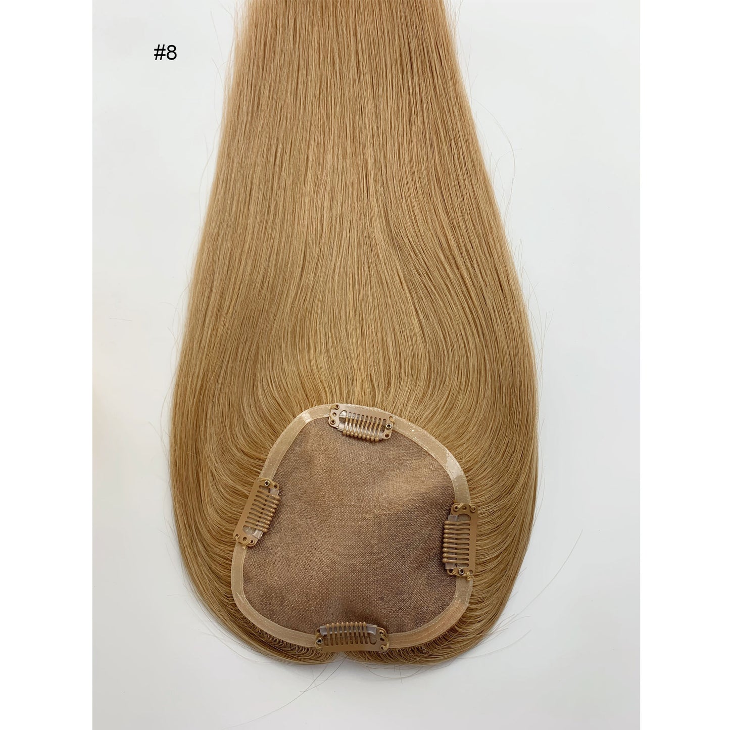 Seamless Volume  5"x5" Remy Hair Mono Topper Solid Colors in Stock