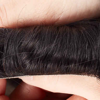 Fine Mono Poly with Gauze in Perimeter Stock Hair System