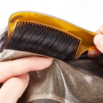 Fine Mono Poly with Gauze in Perimeter Stock Hair System