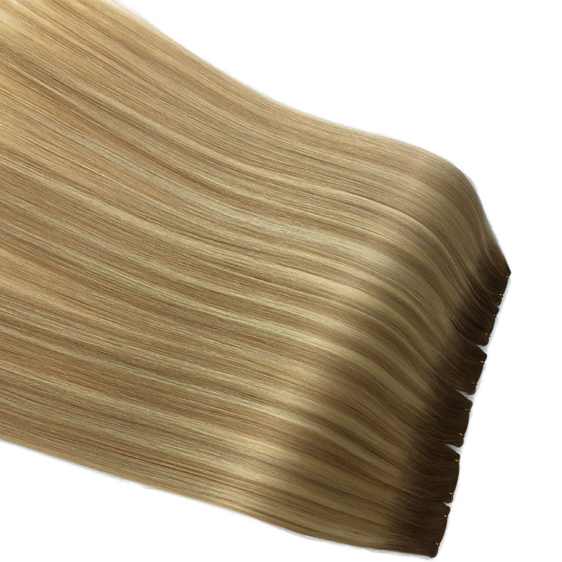 Genius Hair Weft Remy Human Hair Extensions 50g/p 22inch