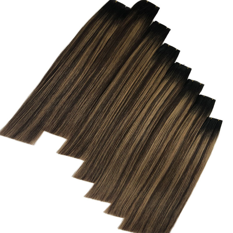 Genius Hair Weft Remy Human Hair Extensions 50g/p 20inch