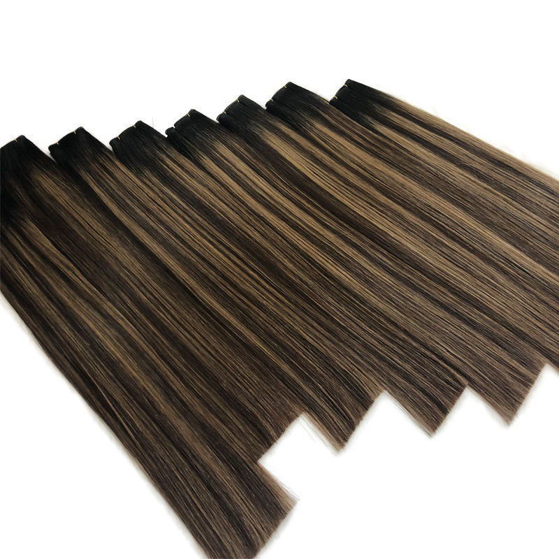 Genius Hair Weft Remy Human Hair Extensions 50g/p 22inch