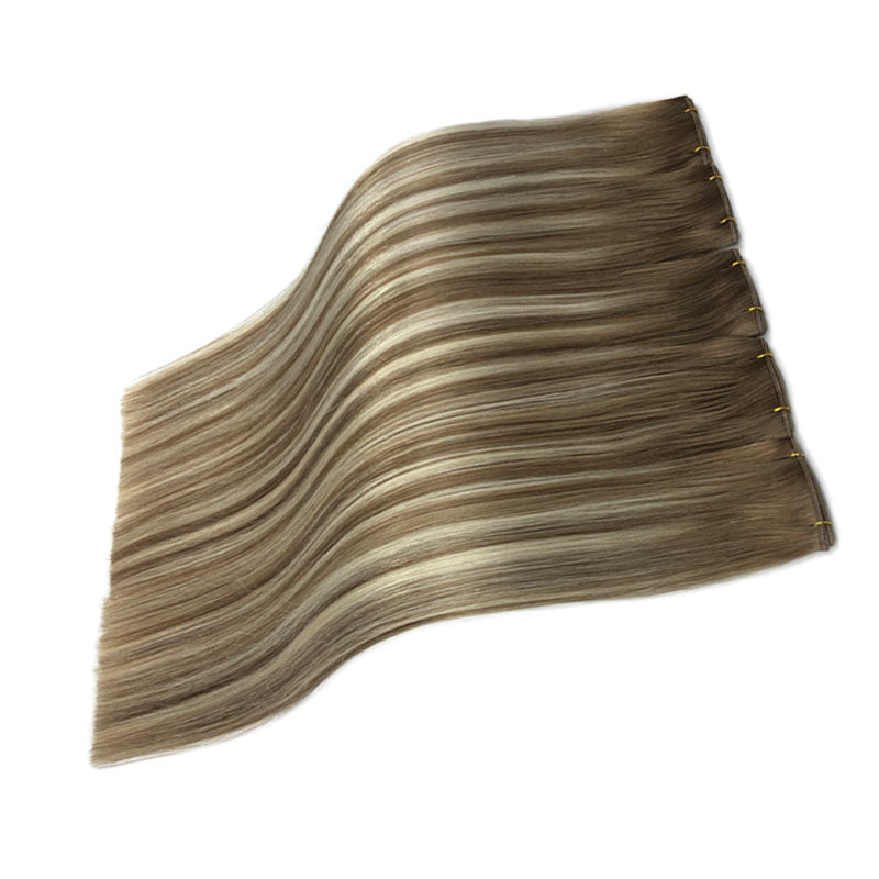 Genius Hair Weft Remy Human Hair Extensions 50g/p 20inch