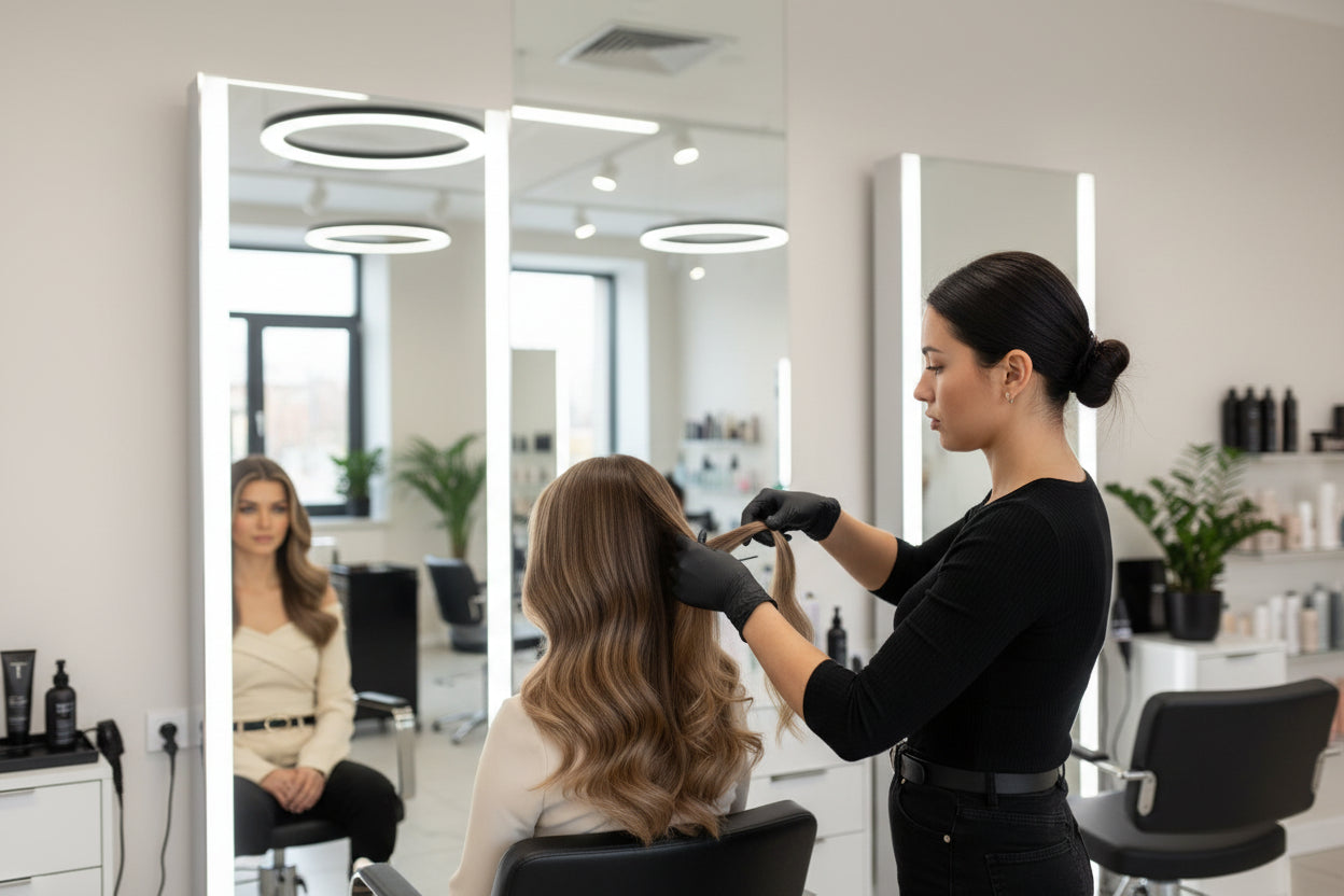 Genius Hair Weft Remy Human Hair Extensions 50g/p 20inch