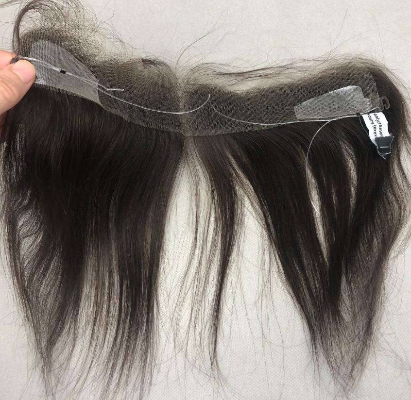 100 Remy Human Hair Lace Front Hairline Filler 11" x 1.75"