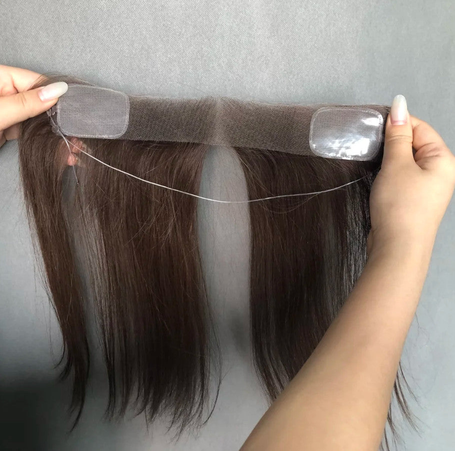 100 Remy Human Hair Lace Front Hairline Filler 11" x 1.75"