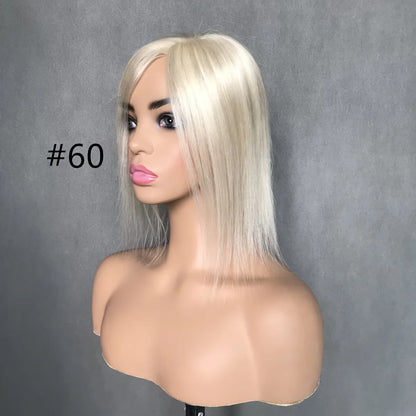 Effortless Chic 13cm x 16cm Remy Hair Mono Topper for Shorter Styles