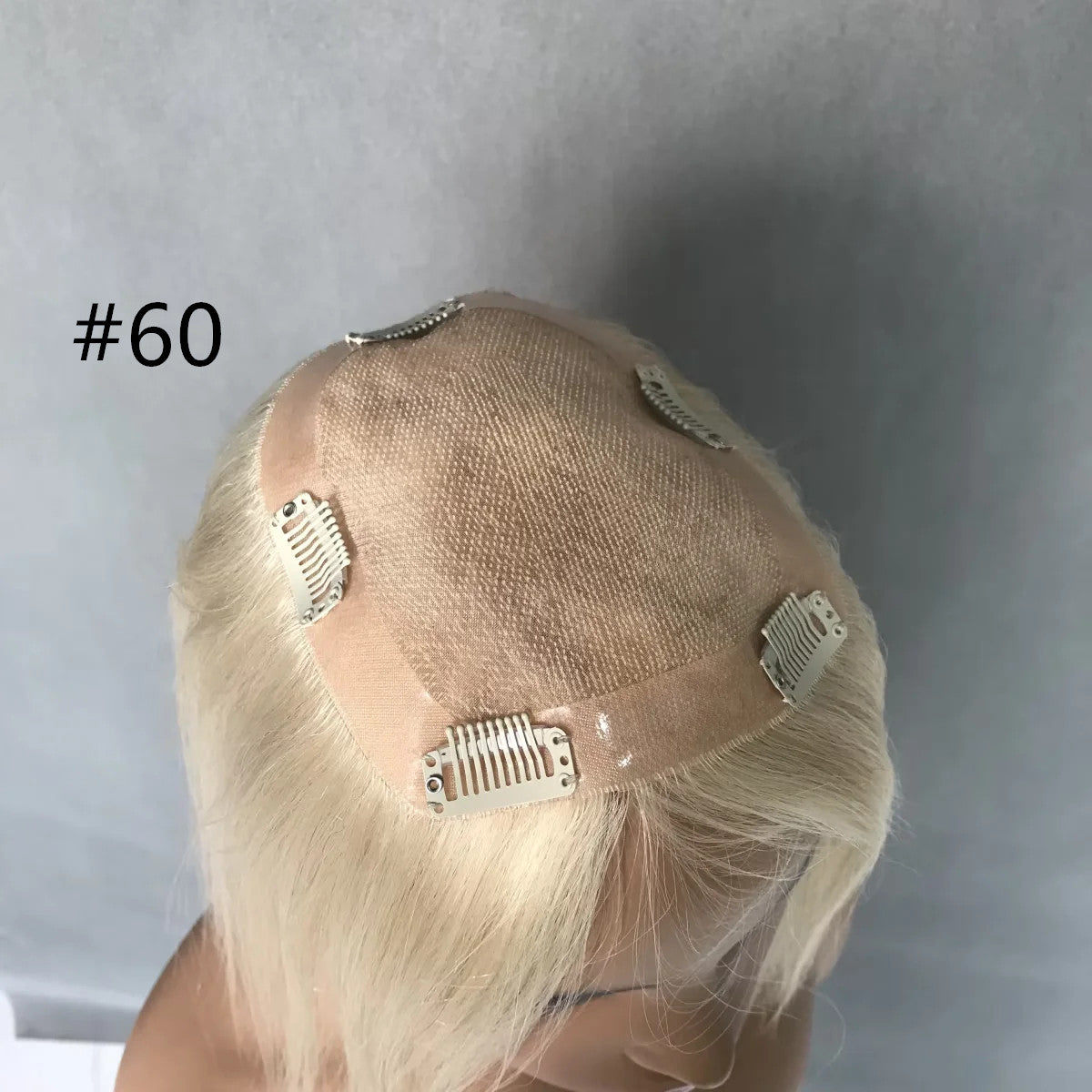 Effortless Chic 13cm x 16cm Remy Hair Mono Topper for Shorter Styles