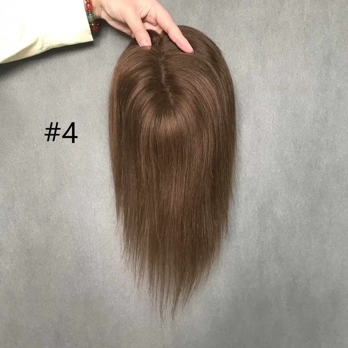 Effortless Chic 13cm x 16cm Remy Hair Mono Topper for Shorter Styles