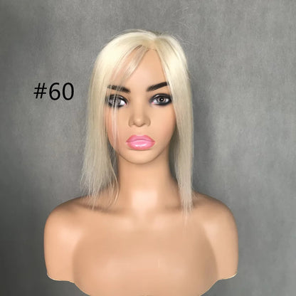 Effortless Chic 13cm x 16cm Remy Hair Mono Topper for Shorter Styles