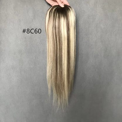 Perfect Balance Mid-Size Remy Hair Mono Topper 5.5"x6.5"