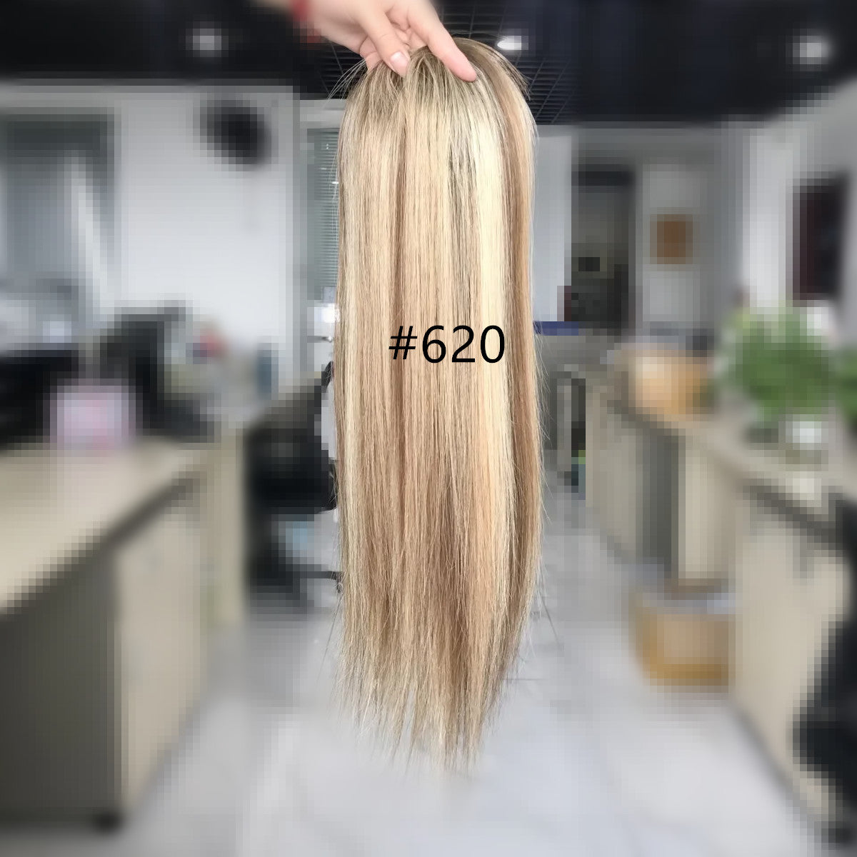 Perfect Balance Mid-Size Remy Hair Mono Topper 5.5"x6.5"