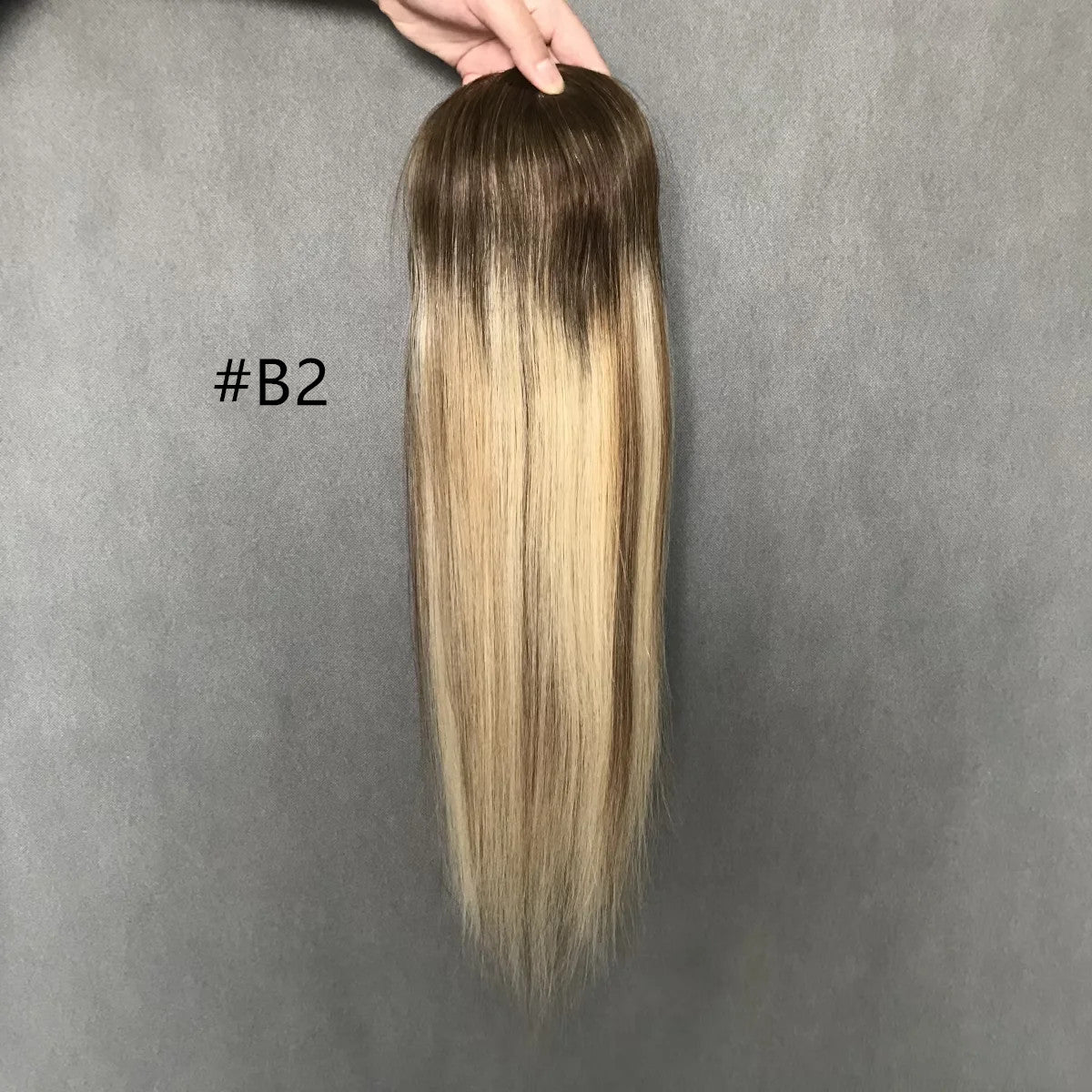 Perfect Balance Mid-Size Remy Hair Mono Topper 5.5"x6.5"